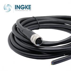 YKS16-P208ASN-2000 M16 Sensor Cable Circular Connector Overmolded Cable Assembl